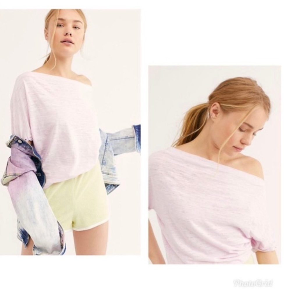 Free People || Orchid Astrid Off the Shoulder Top